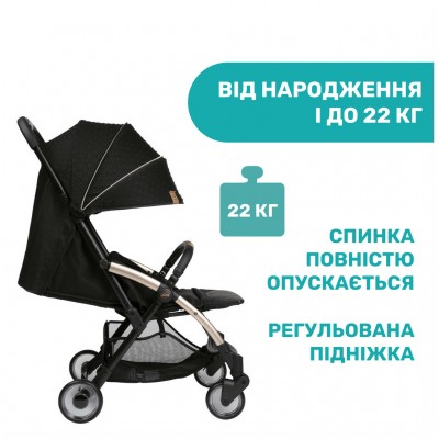 Коляска Chicco Goody Plus Black Re-Lux (79877.56) Коляска Chicco Goody Plus Black Re-Lux (79877.56)