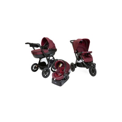 Коляска Chicco 3 в 1 Trio Activ3 вишньова (79270.82) Коляска Chicco 3 в 1 Trio Activ3 вишньова (79270.82)