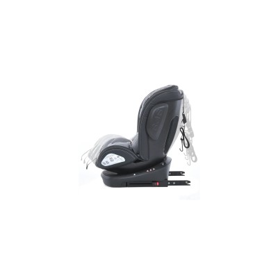 Автокрісло El Camino EVOLUTION 2 360 ISOFIX (0-36кг) (ME 1045-1 royal gray)