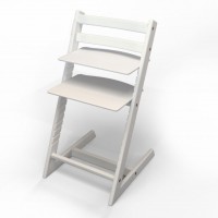 Стілець для годування Ingvart зростаючий з дитиною Baby Fix молочний (309001) Стілець для годування Ingvart зростаючий з дитиною Baby Fix молочний (309001)