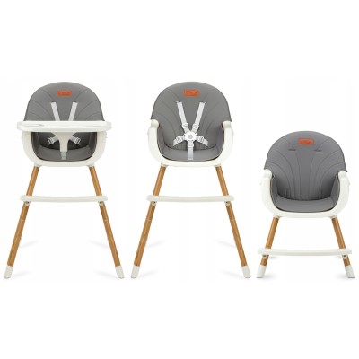 Стілець для годування MoMi Flovi dark grey (KRKA00020) Стілець для годування MoMi Flovi dark grey (KRKA00020)