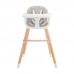 Стілець для годування Kinderkraft Sienna Gray (5902533915125)