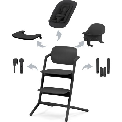Стілець для годування Cybex Lemo 4в1 Stunning Black (521003207)
