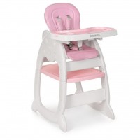 Стілець для годування Bambi 2 в 1 pink (M 3612-8 pink) Стілець для годування Bambi 2 в 1 pink (M 3612-8 pink)