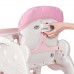 Стілець для годування Bambi 2 в 1 pink (M 3612-8 pink)