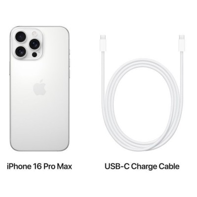 Мобільний телефон Apple iPhone 16 Pro Max 256GB White Titanium (MYWW3) Мобільний телефон Apple iPhone 16 Pro Max 256GB White Titanium (MYWW3)