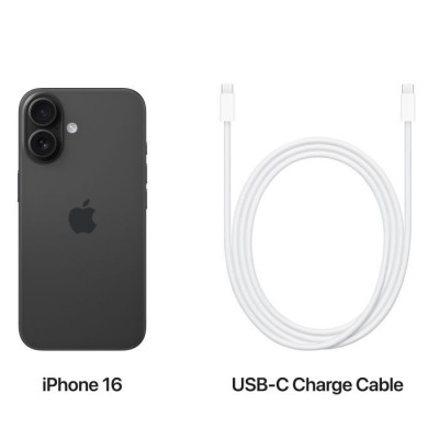 Мобільний телефон Apple iPhone 16 128GB Black (MYE73) Мобільний телефон Apple iPhone 16 128GB Black (MYE73)