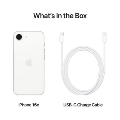 Мобільний телефон Apple iPhone 16e 256GB White (MD1W4)