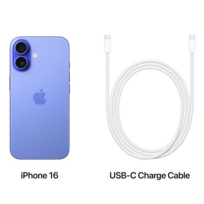 Мобільний телефон Apple iPhone 16 128GB Ultramarine (MYEC3) Мобільний телефон Apple iPhone 16 128GB Ultramarine (MYEC3)
